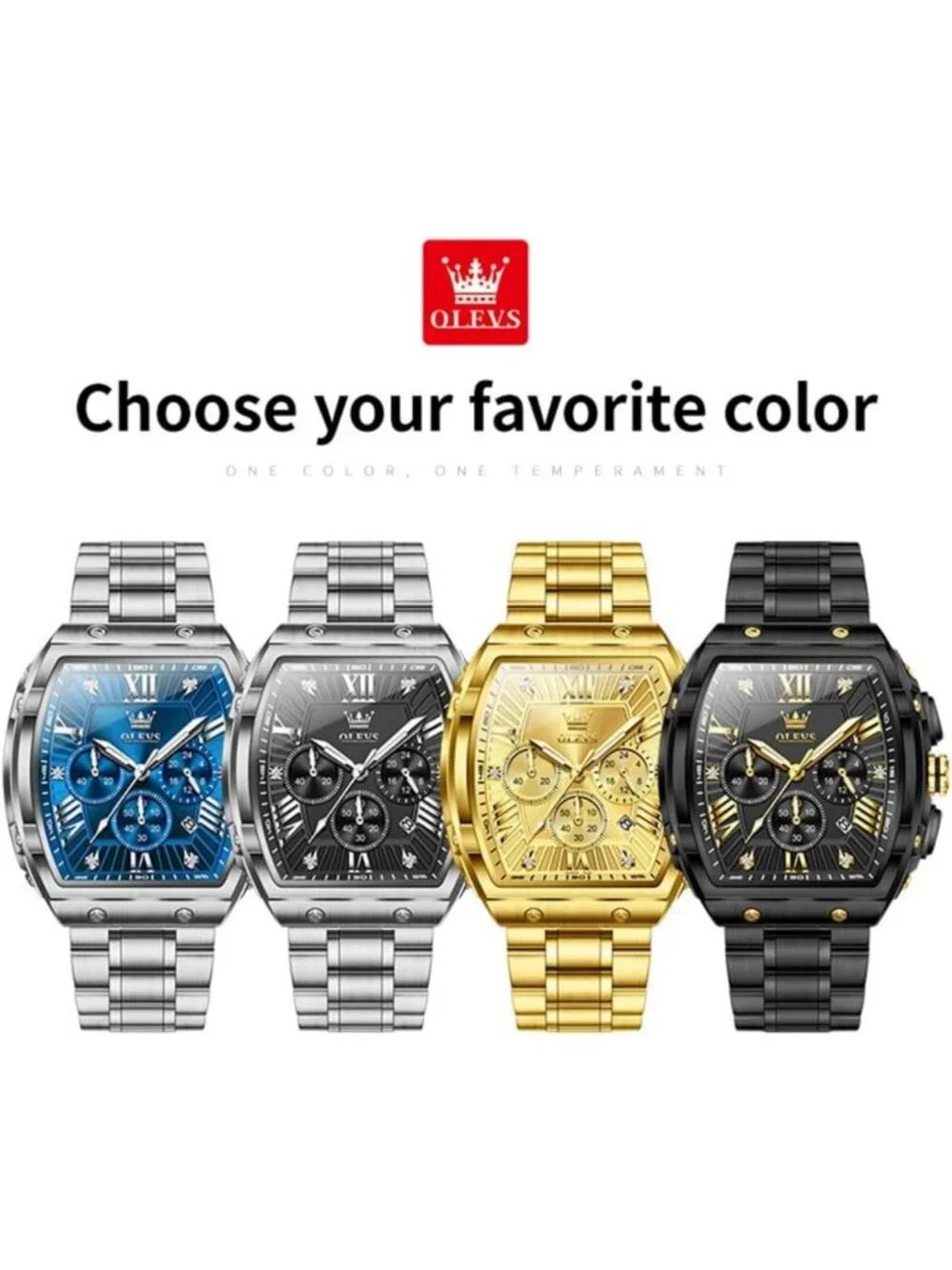 Stylish Men's Analog Quartz Chronograph Watch - Waterproof, Luminous